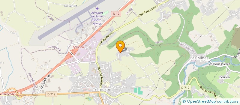 localisation de l'entreprise ARMOR TIG  TREMUSON