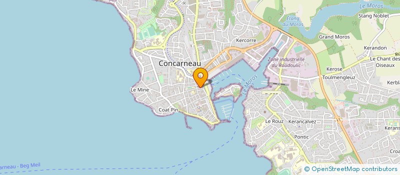 localisation de l'entreprise ARMOR VACANCES à CONCARNEAU