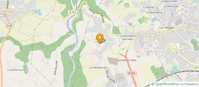 localisation de l'entreprise ARMOR VALORISATION PLASTIQUES à PLOUFRAGAN