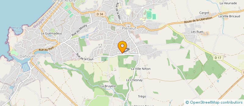 localisation de l'entreprise ARMOR VILLAS  YFFINIAC