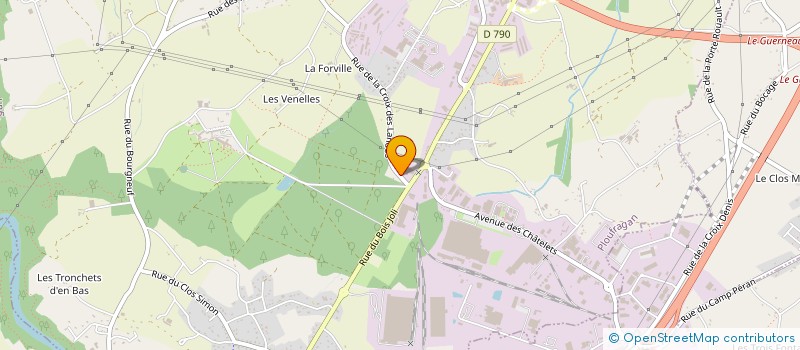 localisation de l'entreprise ARMOR VINS à PLOUFRAGAN