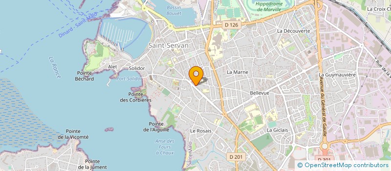 localisation de l'entreprise ARMOR VOILES GREEMENT  SAINT-MALO