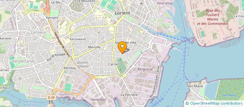 localisation de l'entreprise ARMORARGOAT  LORIENT