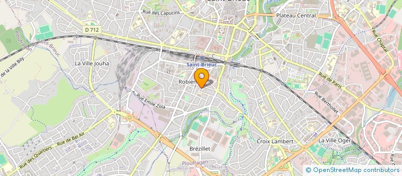 localisation de l'entreprise ARMORCOAST  SAINT-BRIEUC