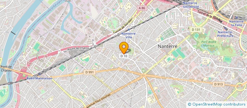 localisation de l'entreprise ARMORED FROG GAMES  NANTERRE