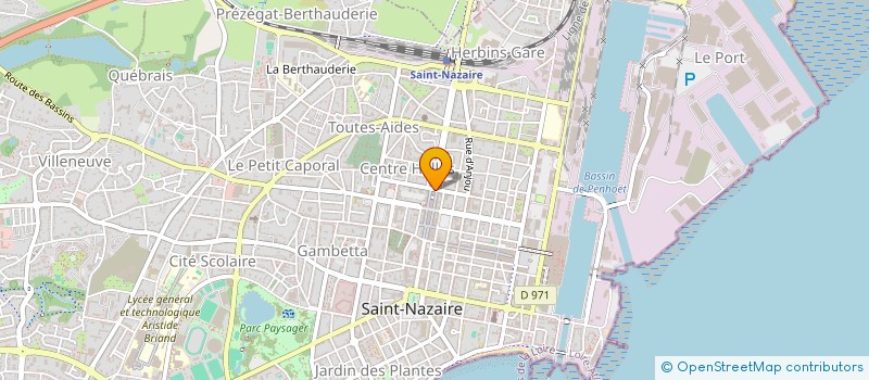 localisation de l'entreprise ARMORELLE  SAINT-NAZAIRE