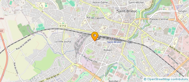 localisation de l'entreprise ARMORENA à SAINT-BRIEUC