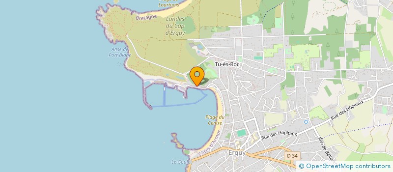 localisation de l'entreprise ARMOREST à ERQUY