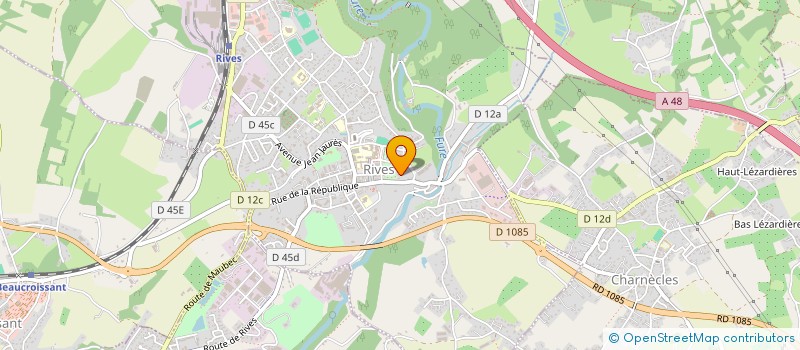 localisation de l'entreprise ARMORIAN à RIVES