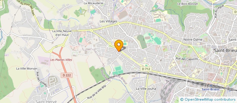 localisation de l'entreprise ARMORIB à SAINT-BRIEUC