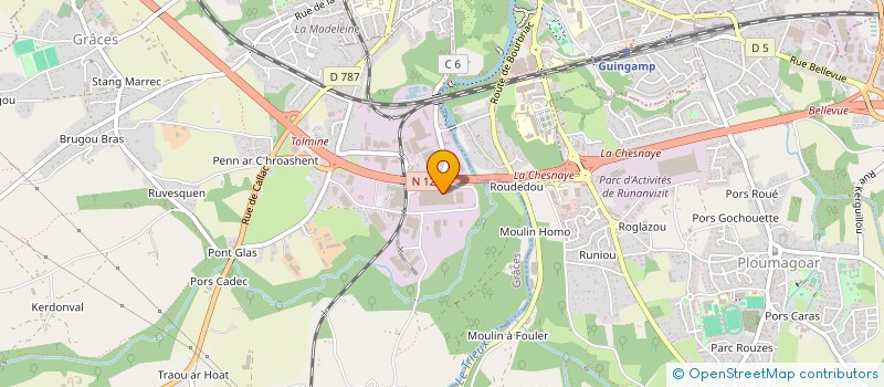 localisation de l'entreprise ARMORICAINE  GRACES