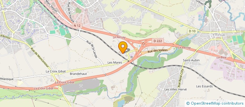 localisation de l'entreprise ARMORICAINE DE TUYAUTERIE ET DE CHAUDRONNERIE à TREGUEUX