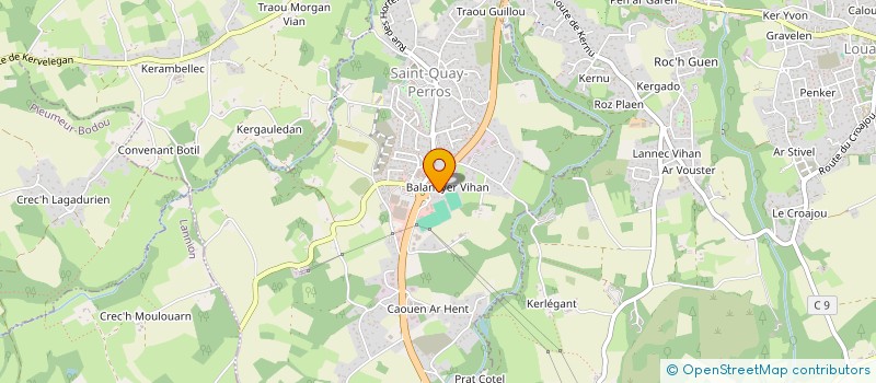 localisation de l'entreprise ARMORIK PAYSAGE  SAINT-QUAY-PERROS