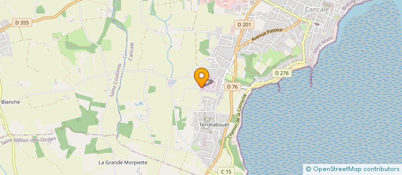 localisation de l'entreprise ARMORIQUE COQUILLAGES à CANCALE