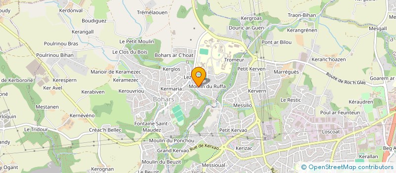 localisation de l'entreprise ARMORIQUE DEMENAGEMENTS  BOHARS