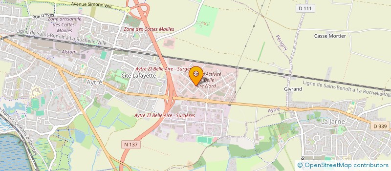 localisation de l'entreprise ARMORIQUE DU MEUBLE  AYTRE