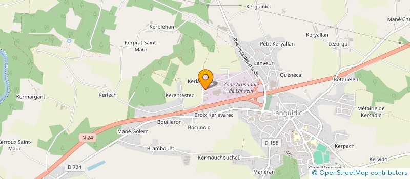 localisation de l'entreprise ARMORIQUE RENOVATION BTP  LANGUIDIC