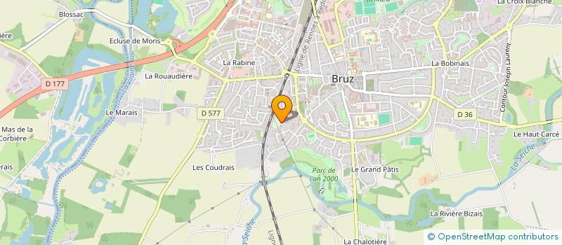 localisation de l'entreprise ARMORIQUE SET PUBLICITE  BRUZ