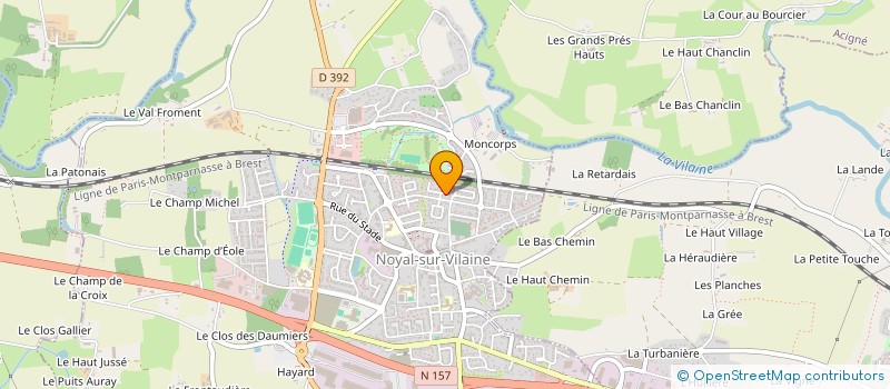 localisation de l'entreprise ARMORIS  NOYAL-SUR-VILAINE