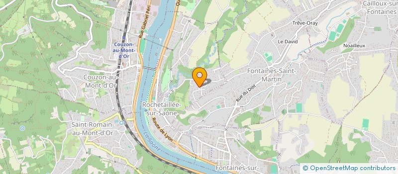 localisation de l'entreprise ARMORIUM  ROCHETAILLEE-SUR-SAONE