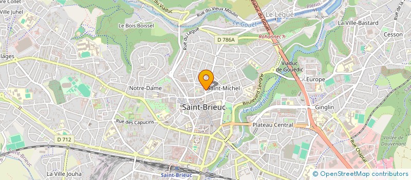 localisation de l'entreprise ARMORPOOL à SAINT-BRIEUC