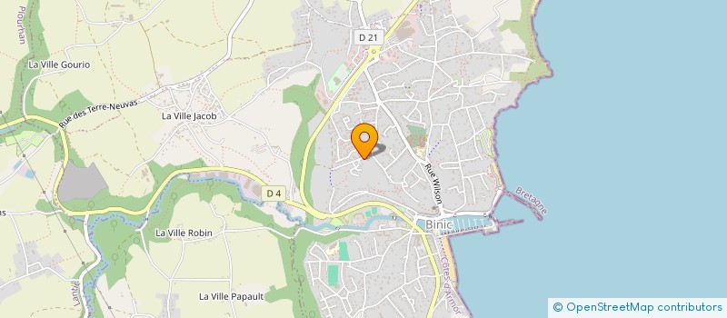 localisation de l'entreprise ARMORSAIL  BINIC-ETABLES-SUR-MER