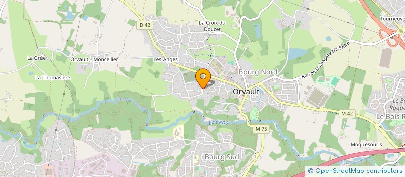 localisation de l'entreprise ARMORTESTING à ORVAULT