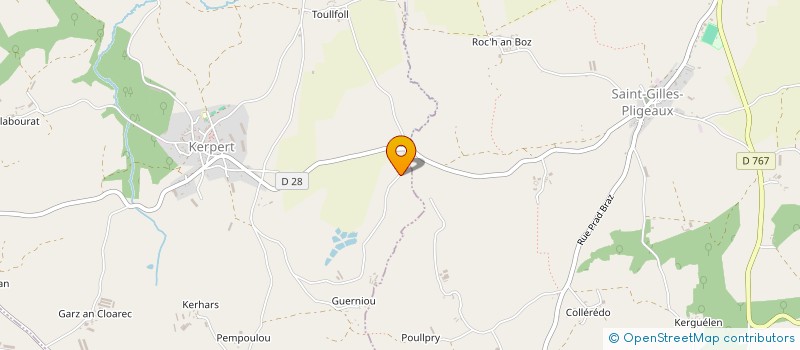 localisation de l'entreprise ARMORVIF EURL à KERPERT