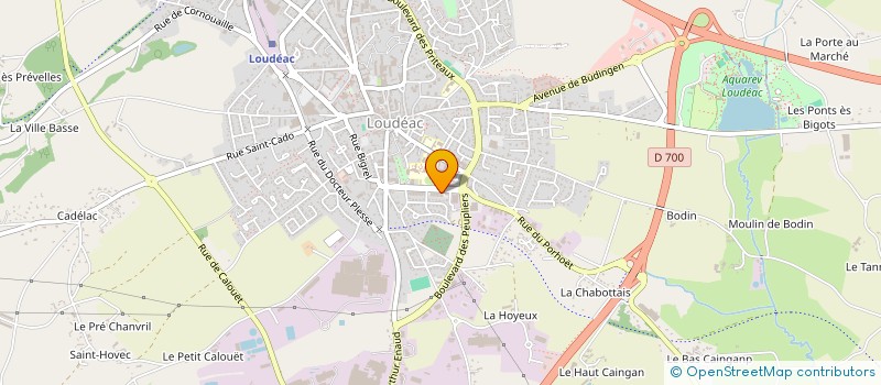 localisation de l'entreprise ARMORYC à LOUDEAC