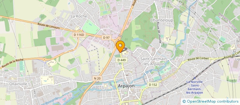 localisation de l'entreprise ARMOTORS  ARPAJON