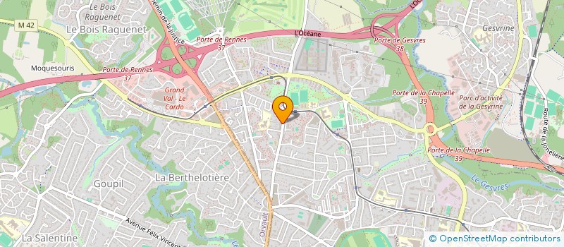 localisation de l'entreprise ARMOUET LAURENT à NANTES