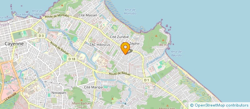 localisation de l'entreprise ARMPA  CAYENNE