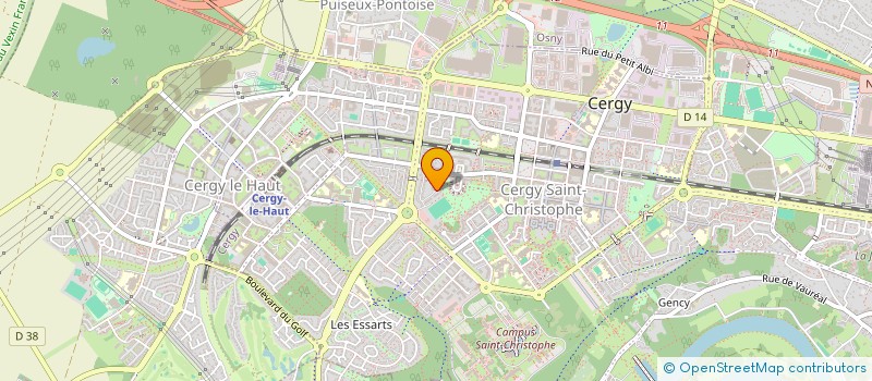 localisation de l'entreprise ARMS  CERGY