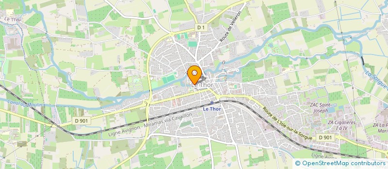 localisation de l'entreprise ARMS  LE THOR