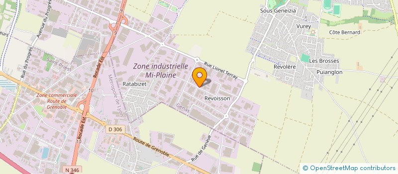 localisation de l'entreprise ARMS TRANSPORT  DECINES-CHARPIEU