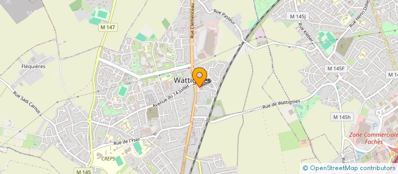 localisation de l'entreprise ARMSTAR LILLE  WATTIGNIES