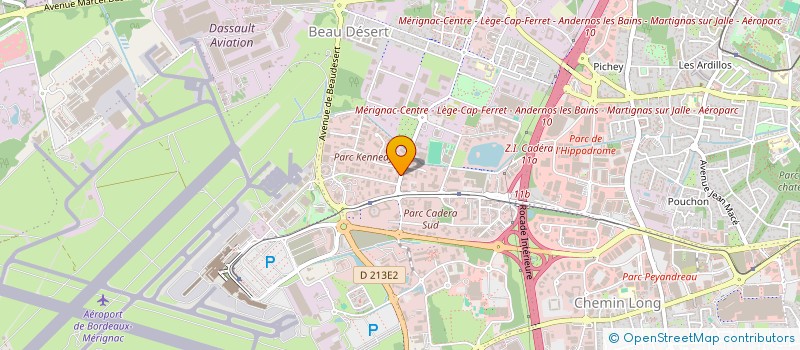 localisation de l'entreprise ARMSTRONG à MERIGNAC
