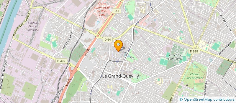 localisation de l'entreprise ARMSTRONG  LE GRAND-QUEVILLY