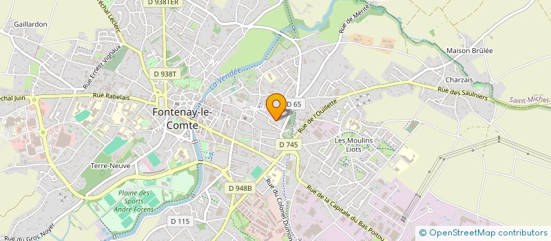 localisation de l'entreprise ARMULETE (ARTS MULTIPLES EN TERRITOIRE) à FONTENAY-LE-COMTE