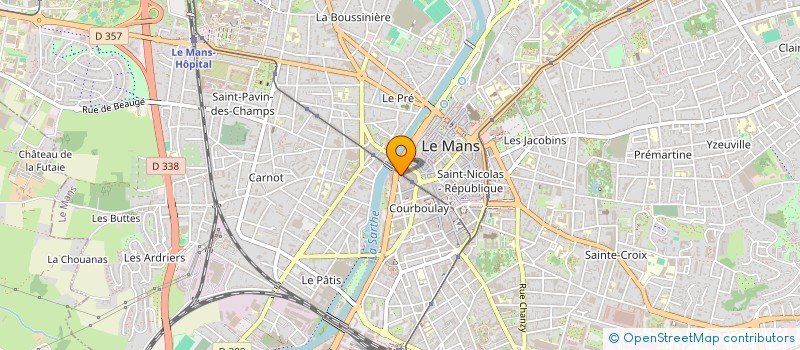 localisation de l'entreprise ARMURE  LE MANS