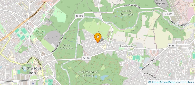 localisation de l'entreprise ARMURERIE A.C.T  COUBRON