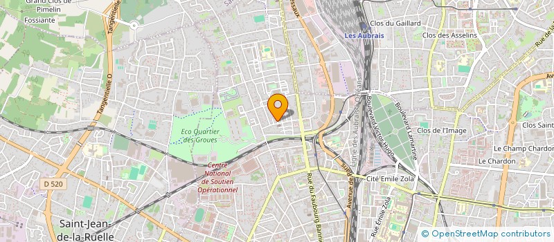 localisation de l'entreprise ARMURERIE BRUNO FOULQUIER EURL à ORLEANS