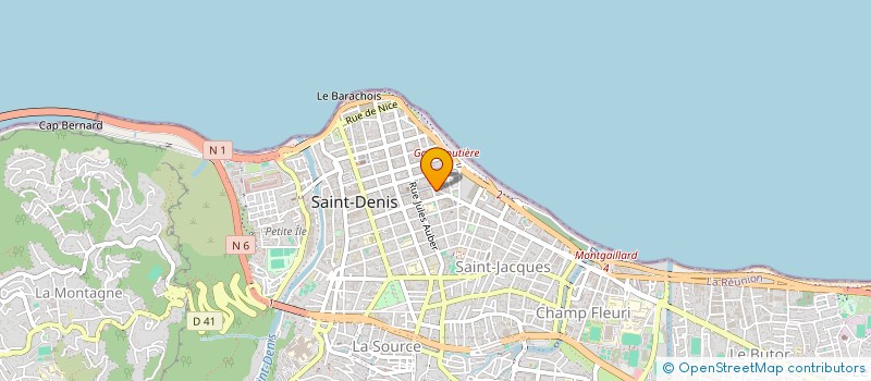 localisation de l'entreprise ARMURERIE CADJEE à SAINT-DENIS