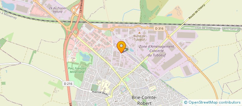 localisation de l'entreprise ARMURERIE DE BRIE  BRIE-COMTE-ROBERT