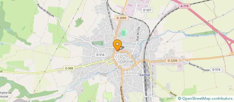 localisation de l'entreprise ARMURERIE DE GANNAT à GANNAT