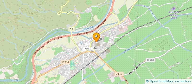 localisation de l'entreprise ARMURERIE DE LA TET  ILLE-SUR-TET