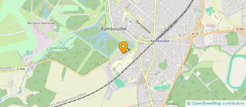 localisation de l'entreprise ARMURERIE DE RAMBOUILLET  RAMBOUILLET