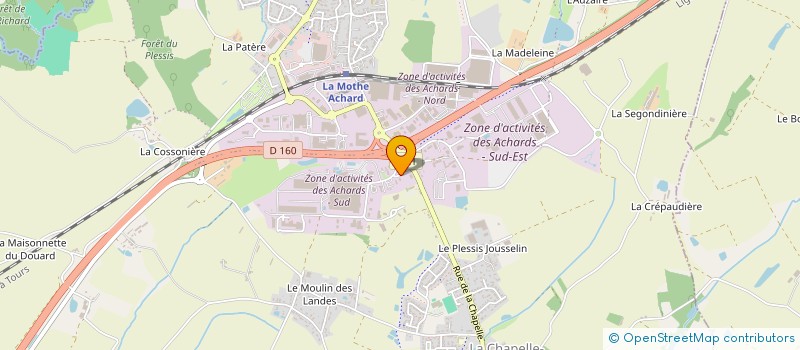 localisation de l'entreprise ARMURERIE DU BOCAGE à LES ACHARDS