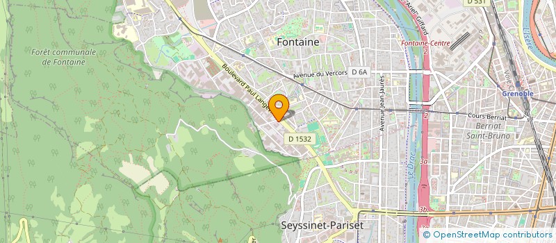 localisation de l'entreprise ARMURERIE DU VERCORS  FONTAINE