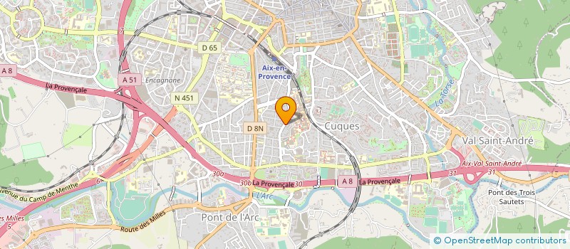 localisation de l'entreprise ARMURERIE DUBOIS à MEYREUIL